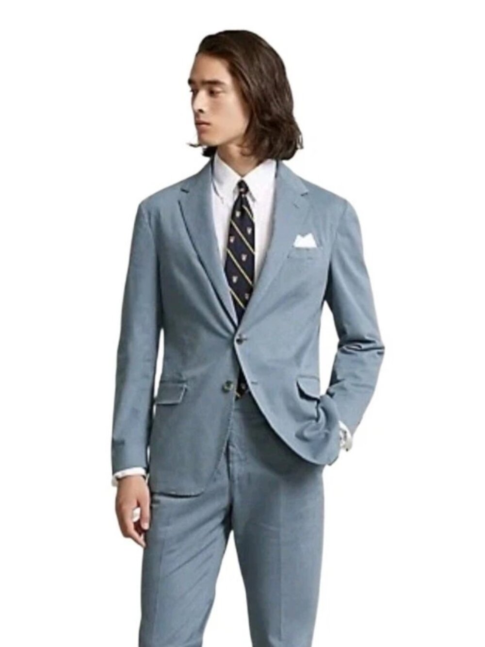 Polo Ralph Lauren Blazer Size 38 Short Soft Stretch Chino Suit Jacket New